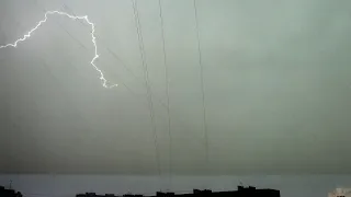 Гроза Питер 18 06 2020. Молния First downpour in 2020 St. Petersburg Thunder and lightning