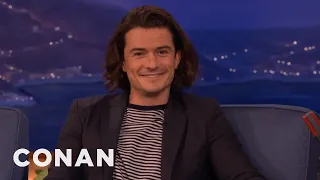 Orlando Bloom Wants To Make A Porno Version Of "The Hobbit" | CONAN on TBS