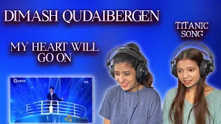 DIMASH QUDAIBERGEN REACTION | MY HEART WILL GO ON REACTION | CELINE DION COVER | NEPALI GIRLS REACT