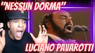 ITS OPERAAA!? FIRST TIME HEARING LUCIANO PAVAROTTI - NESSUN DORMA | THE THREE TENORS IN CONCERT