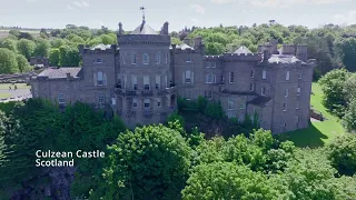 Culzean Castle Scotland- View From Above in 4K