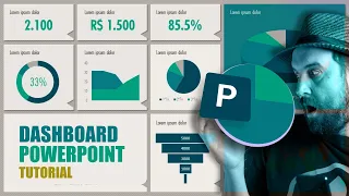 Como fazer Apresentação de Dashboard no PowerPoint com Slides Criativos com animações? 🦉 Tutorial