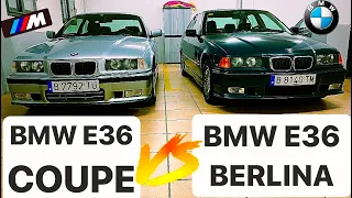 ¿EN QUE SE DIFERENCIAN UN BMW E36 COUPE VS BERLINA?🤔