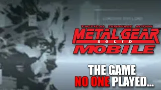 Metal Gear Solid Mobile Is A Surprisingly Good Time