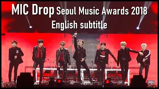 BTS - MIC Drop @ Seoul Music Awards 2018 (long version with all the dance-breaks) [ENG SUB][Full HD]