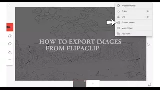FLIPACLIP TUTORIAL #08( how to export images from flipaclip v2 without the unlocker/premium feature)