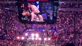 Conor McGregor vs Khabib's Team Brawl in crowd & octagon After UFC 229 new footage