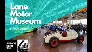 Inside the Lane Motor Museum in Nashville, TN
