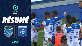 ESTAC TROYES - AJ AUXERRE (1 - 2) - Résumé - (ESTAC - AJA) / 2023-2024