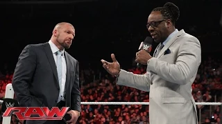 Triple H calls out Booker T: Raw, March 2, 2015