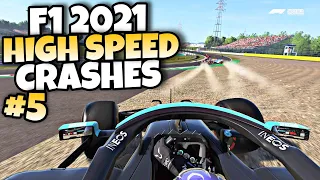 F1 2021 HIGH SPEED CRASHES #5