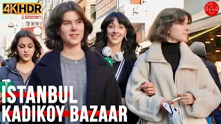 Istanbul Turkey Heart Of Asian Side Kadıköy Bazaar| Walking Tour 4K