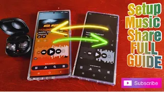 Samsung Galaxy S23 Ultra How to Setup Music Share Have A Musical Party Via Bluetooth Audio Devices