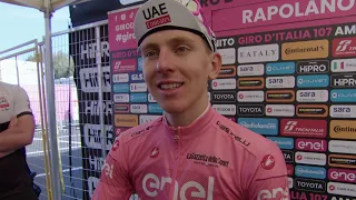 Tadej Pogačar - Interview at the finish - Stage 6 - Giro d'Italia 2024