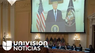 Comité que investiga el asalto al Capitolio acusa a Trump de no hacer nada para detener el ataque