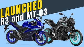 Yamaha R3 and MT-03 Launched In India | Full technical details and Price | Quick Comparison