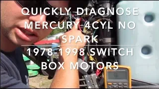 How To: Mercury Outboard No Spark Step-By-Step how to fix with minimal tools.