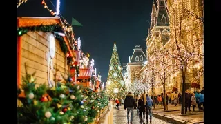 Новогодняя Москва⛸2017/2018🌲Путешествие в Рождество 2017-2018❄️☃️