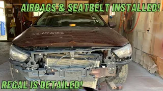 Rebuilding A Wrecked 2020 Buick Regal Sportback | VAUXHALL OPEL INSIGNIA | New Airbags | Part 2 |