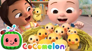 Nina and JJ's Little Chicks | Sing Along with Nina | CoComelon Nursery Rhymes & Kids Songs