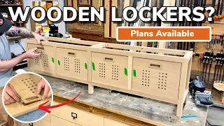 Easy Three Day Build || Making Wooden Lockers
