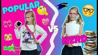 ¡POPULAR VS NERD! en la ESCUELA | DivertiGuay