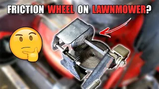 Friction Wheel Drive on Lawnmower