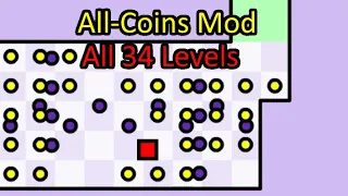 The World's Hardest Game "All-Coins" Mod: All 34 Levels BEATEN