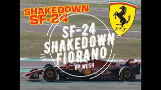 F1 SF-24 Ferrari 2024 Fiorano Circuit / shakedown Charles Leclerc Carlos Sainz + incontro con i fan!