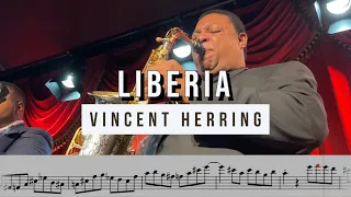 Vincent Herring on "Liberia" (Live at Smoke) | Solo Transcription for Alto Saxophone
