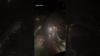 Hurricane Otis hits Mexico as Cat. 5; debris seen in hotel courtyard