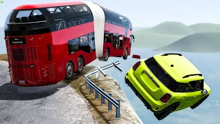 Cliff Drops Car Crashes 😂 #31 - BeamNG Drive | CRASHdriven