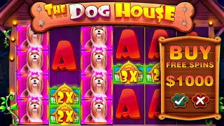 MY BIGGEST WIN ON DOG HOUSE MEGAWAYS! (1000$ Bonus Buy)