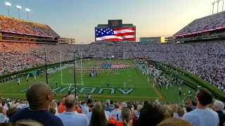God Bless America, The National Anthem, and Flyover At The Tulane Vs Auburn Football Game!