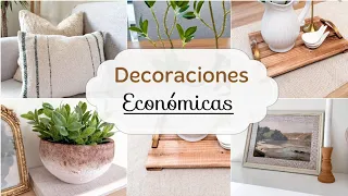 DIY. 4 IDEAS PARA HACER tus propias decoraciones de HOGAR muy económicas 🏡 Diy Home Decor Ideas.