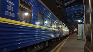 🇺🇦 Електровоз ЧС8-016 з поїздом EN 49 “Кобзар” Київ-Трускавець