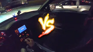 FIRST TIME RACING MY 330HP E85 TURBO FRS!!