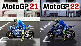 MotoGP 21 vs MotoGP 22 | Direct Comparison