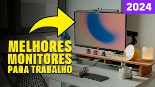 TOP 5 Melhores Monitores Para Trabalho | Melhores Monitores Custo Benéfico 2024