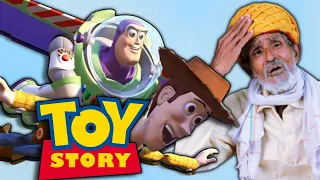 Epic Reaction Alert! Watch Villagers Discover Toy Story - Their Faces Say It All! 😱🎬 React 2.0