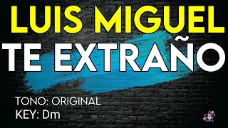 Luis Miguel - Te Extraño - Karaoke Instrumental
