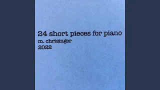 24 Short Pieces for Piano: II. Piece in C Minor