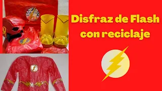 Disfraz de Flash con reciclaje ♻🤩MVRC♻