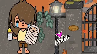 ABANDONAN una BEBE 👶 🍼 en la PUERTA de mi MANSION! | TOCA BOCA | Andre se hace gamer Toca Life World