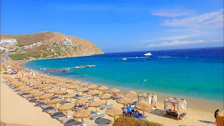 🎵 Deep House Drone 4K Footage 📍 MYKONOS Beach, GREECE