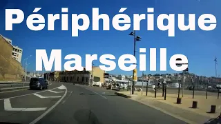 Peripherique Marseille 4K- Driving- French region