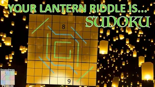 A Sudoku Lantern to guide you to a pack of puzzles.