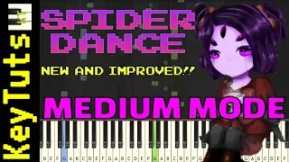 NEW AND IMPROVED - Learn to Play Spider Dance from Undertale - Medium Mode