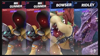 Super Smash Bros Ultimate Amiibo Fights – Request #14983 Sans & Cuphead vs Bowser & Ridley