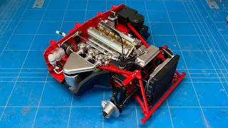 Building a 1 to 8th Scale Agora Models Jaguar E Type Part 1 The Engine